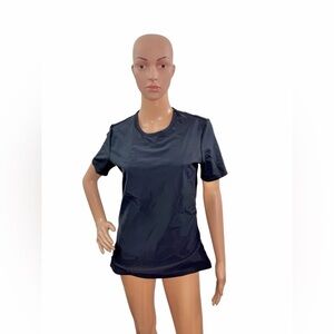 Underworks Chest Binder Compression Short Sleeve Top #998- Black Size L